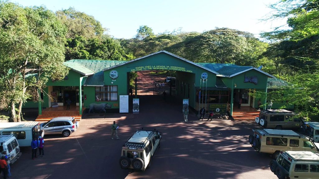 Ngorongoro Conservation Area park gate